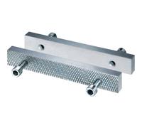 Mâchoires d’étau/mâchoires de protection à angle droit, planes-parallèles, aimants spéciaux intégrés, convient pour étau, Matériau :polyuréthane, 4665275