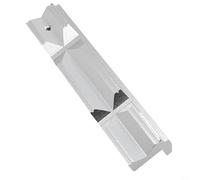 Mâchoire magnétique en alliage d'aluminium en forme de V pour fraiseuse CNC, 10,2 ou 15,2 cm avec bande en caoutchouc, compatible avec étaux d'établi standard (15,2 cm)