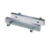 Mâchoire pour étau HEUER Front largeur de mors 120 mm nervuré/lisse HEUER