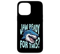 Mâchoire prête pour ce design pour un fan de blagues d'animaux Coque pour iPhone 13 Pro Max