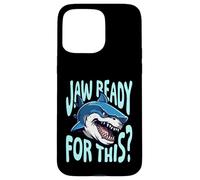 Mâchoire prête pour ce design pour un fan de blagues d'animaux Coque pour iPhone 15 Pro Max