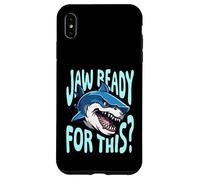 Mâchoire prête pour ce design pour un fan de blagues d'animaux Coque pour iPhone XS Max