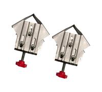 Mâchoire rotative réglable à angles droits - Outil de travail du bois en acier inoxydable pour assemblage de cadre d'armoire - Outil de serrage rotatif réglable