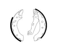 Mâchoires de frein 0 986 487 553 BOSCH pour FORD MAZDA