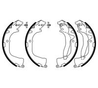 Mâchoires de frein 0 986 487 955 BOSCH pour VW AMAROK Camion plate-forme/Châssis