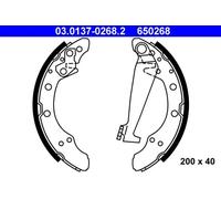 Mâchoires de frein 03.0137-0268.2 ATE pour AUDI VW SEAT SKODA