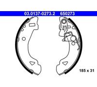 Mâchoires de frein 03.0137-0273.2 ATE pour AUTOBIANCHI FIAT LANCIA