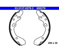 Mâchoires de frein 03.0137-0278.2 ATE pour MAZDA 323 S IV 323 C IV 323 F IV MX-3