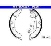Mâchoires de frein 03.0137-0351.2 ATE pour RENAULT NISSAN
