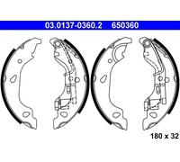 Mâchoires de frein 03.0137-0360.2 ATE pour FIAT PUNTO
