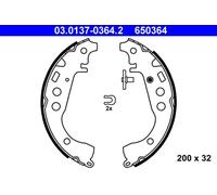 Jeu de mâchoires de frein ATE 03.0137-0364.2