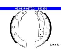 Mâchoires de frein 03.0137-0370.2 ATE pour PEUGEOT CITROËN