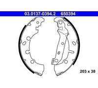 Mâchoires de frein 03.0137-0394.2 ATE pour FORD MAZDA