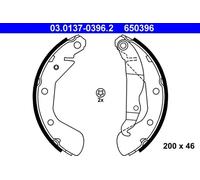 Mâchoires de frein 03.0137-0396.2 ATE pour OPEL CORSA C TIGRA TwinTop