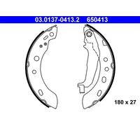 ATE Mâchoires de frein 03.0137-0413.2 pour Nissan Micra II