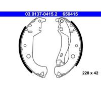 Mâchoires de frein 03.0137-0415.2 ATE pour FIAT DOBLO Monospace STRADA Pick-up