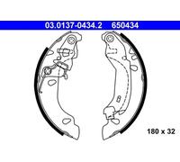 Mâchoires de frein 03.0137-0434.2 ATE pour FIAT PANDA