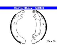 ATE Jeu de mâchoires de frein 03.0137-0440.2