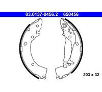 Mâchoires de frein 03.0137-0456.2 ATE pour HYUNDAI GETZ