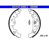 Mâchoires de frein 03.0137-0480.2 ATE pour LAND ROVER FREELANDER I