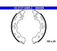 Mâchoires de frein 03.0137-0489.2 ATE pour DAIHATSU SUBARU