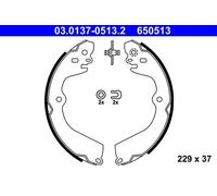 Mâchoires de frein 03.0137-0513.2 ATE pour NISSAN NV200 / EVALIA Autobus/Autocar