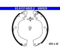 ATE Mâchoires de frein 03.0137-0525.2 pour Peugeot Citroën Mitsubishi