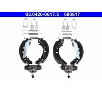 Mâchoires de frein 03.0420-0617.3 ATE pour AUDI SEAT VW