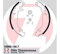 ZIMMERMANN 10990.106.7 Jeu de mâchoires de frein