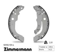 ZIMMERMANN 10990.159.4 Jeu de mâchoires de frein