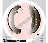 Mâchoires de frein 10990.159.5 ZIMMERMANN pour SEAT VW