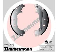Mâchoires de frein 10990.160.3 ZIMMERMANN pour FORD ECOSPORT