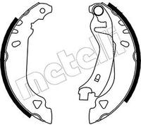 Mâchoires de frein 53-0066 METELLI pour FIAT LANCIA ZASTAVA YUGO