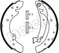 Jeu De Mâchoires De Frein Metelli 53-0072 pour Fiat Peugeot