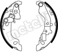Jeu De Mâchoires De Frein Metelli 53-0079Y pour Fiat