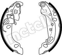 Mâchoires de frein 53-0137 METELLI pour FORD FIESTA IV KA PUMA FIESTA V