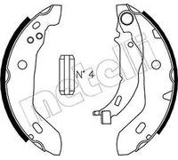 Mâchoires de frein 53-0235 METELLI pour MERCEDES-BENZ
