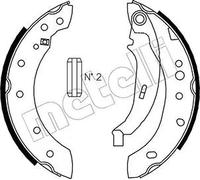 Mâchoires de frein 53-0332 METELLI pour PEUGEOT 206+ 206 Van 206 CC 206 SW