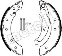 metelligroup 53-0350 Machoires de Frein Made in Italy, Piéce de Rechange pour Voiture, Kit Composé de 4 Piéce, Certificat ECE R90