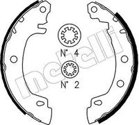 Mâchoires de frein 53-0353 METELLI pour RENAULT MEGANE I MEGANE I Coach