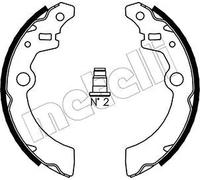 Mâchoires de frein 53-0404 METELLI pour SUZUKI IGNIS I IGNIS II