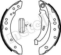 Mâchoires de frein 53-0513 METELLI pour RENAULT TWINGO II CLIO III CLIO II