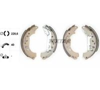 Mâchoires de frein 91065400 TEXTAR pour FIAT OPEL