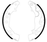Mâchoires de frein 91086800 TEXTAR pour SUZUKI CELERIO