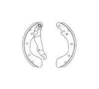 Mâchoires de frein KBS-1403 KAVO PARTS pour OPEL DAEWOO