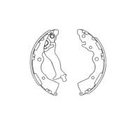 KAVO PARTS KBS-4405 Jeu de mâchoires de frein