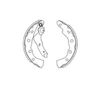 Mâchoires de frein KBS-6415 KAVO PARTS pour MITSUBISHI CARISMA