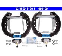 Mâchoires de frein prémonté 03.0520-6120.3 ATE pour AUDI VW SEAT