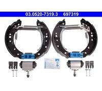 Mâchoires de frein prémonté 03.0520-7319.3 ATE pour MITSUBISHI SMART