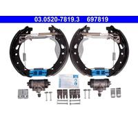 1x Jeu de mâchoires de frein ATE 03.0520-7819.3 convient pour